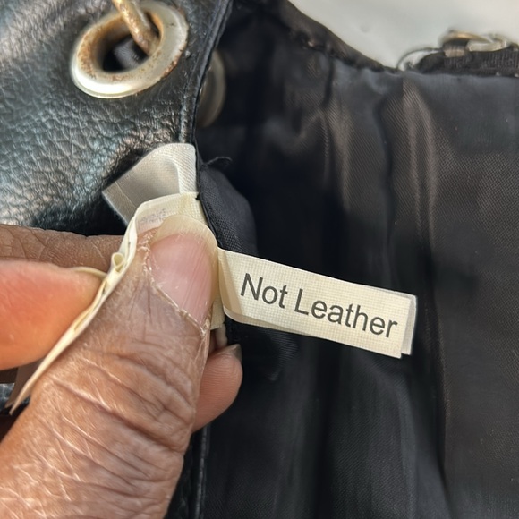 DISNEY PARKS black non leather small shoulder bag. Mickey Mouse design on front. - Picture 13 of 14